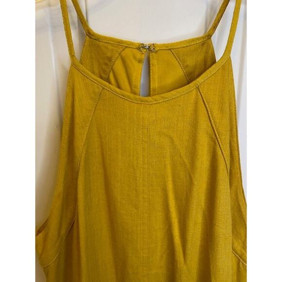 Altar'd State Chartreuse High Neck Swing Sundress Small - Picture 6 of 7